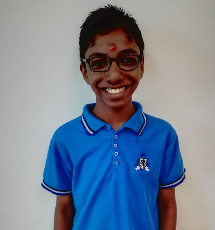 Navaneshvaran, 13 years old