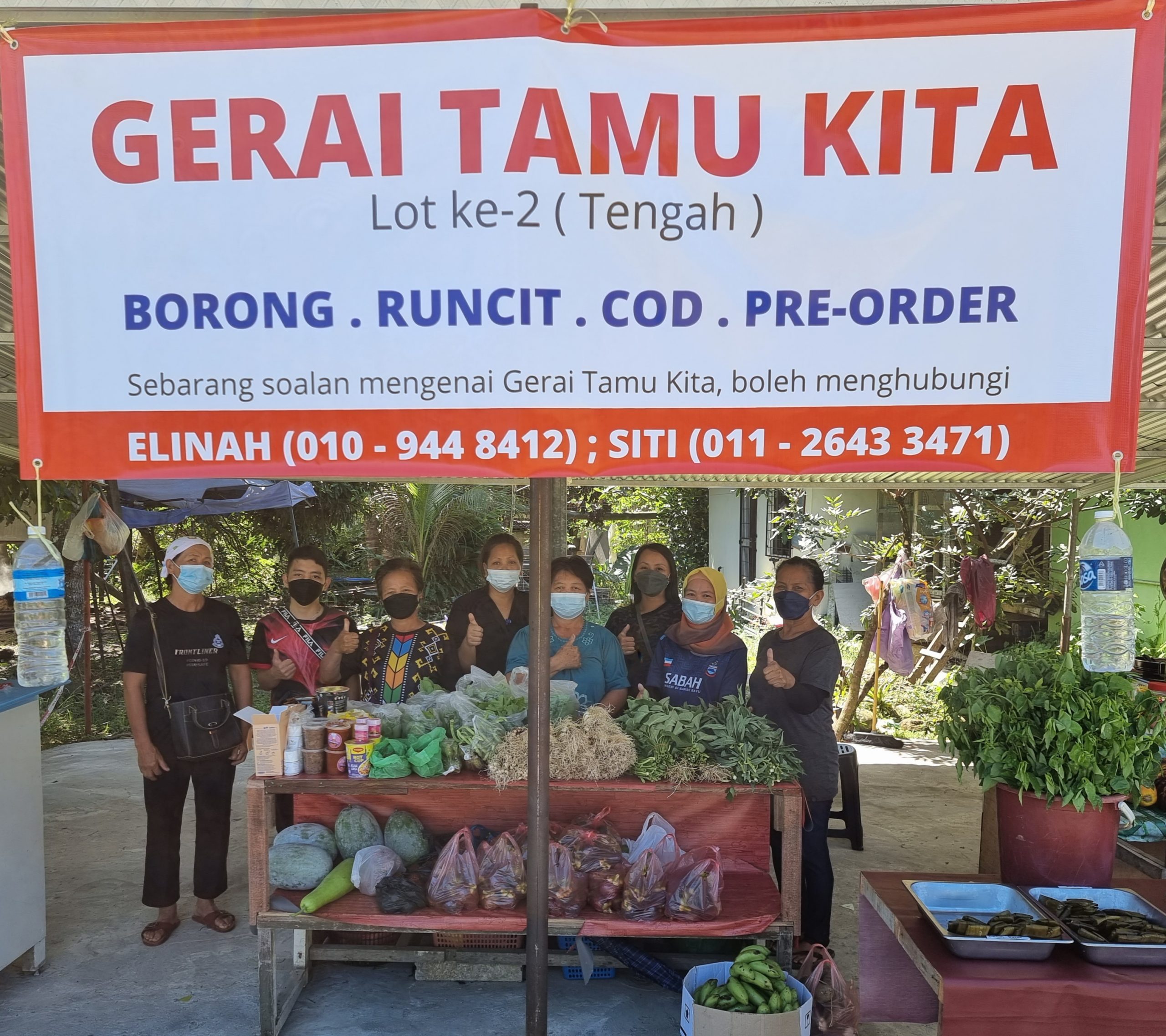 #Womenpreneurs at Gerai Tamu Kita Stall Opening 2