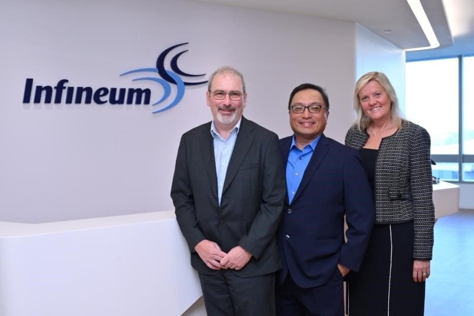 Left to right Bruce Royan, EVP Energy Applications; John Hong, Asia Pacific Sales Director