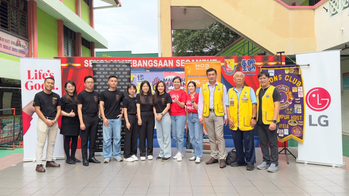 LG Malaysia And MOG Eyewear Unite to Transform Vision Care for B40 Students