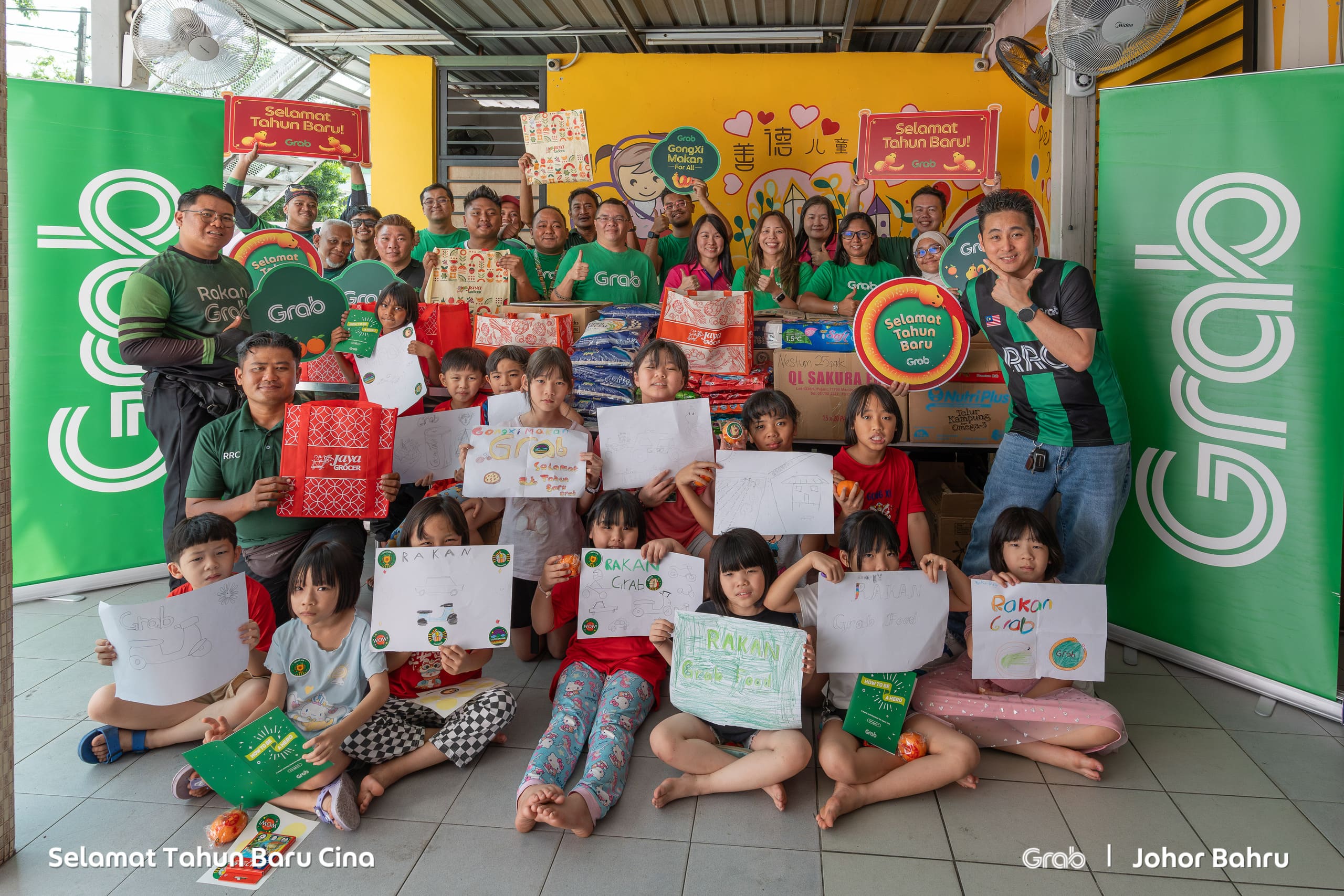 Grab Malaysia and Community of Partners Unite to  Celebrate Chinese New Year with The Underprivileged