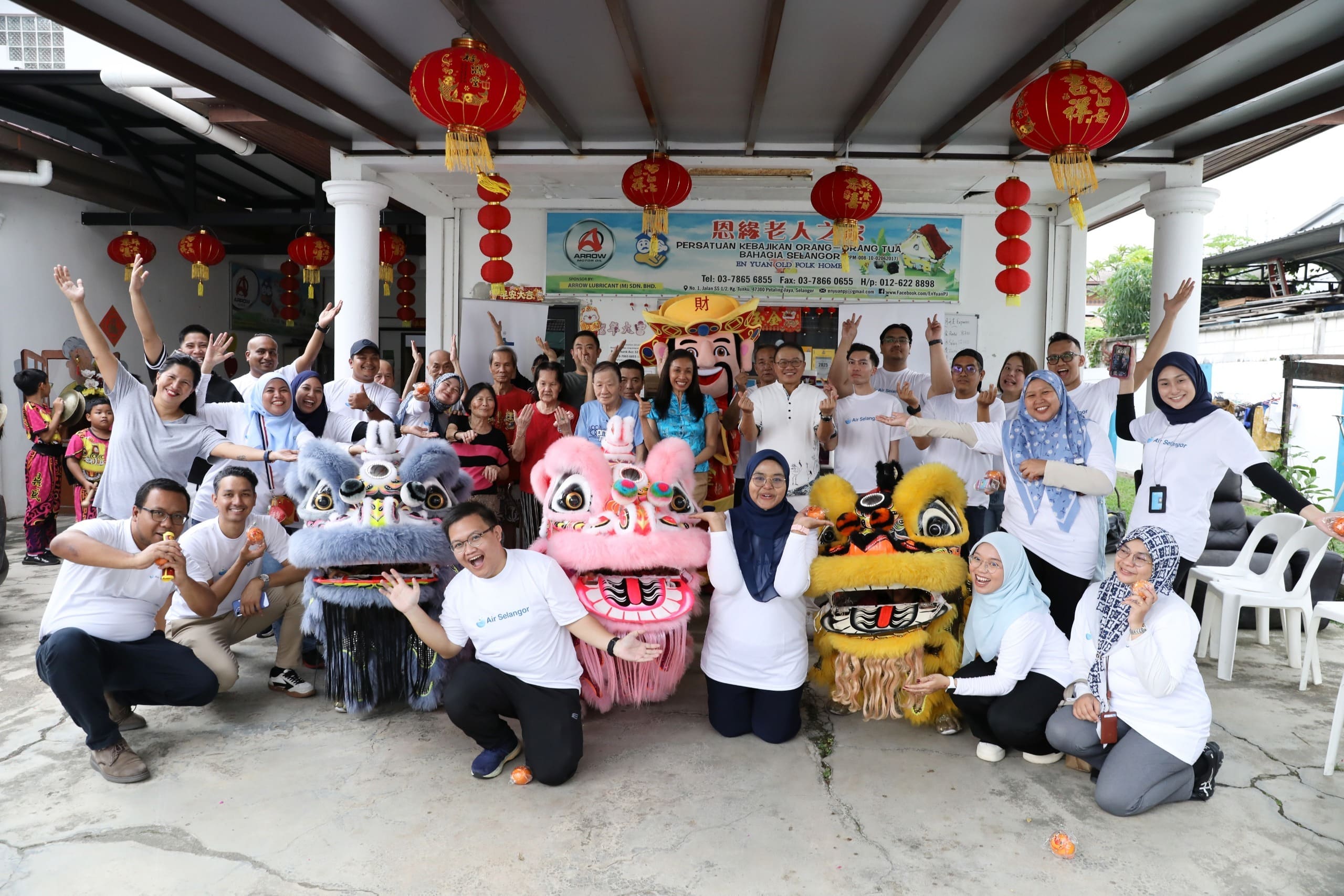 Air Selangor Shares Happiness with 83 Seniors in Conjunction with Chinese New Year