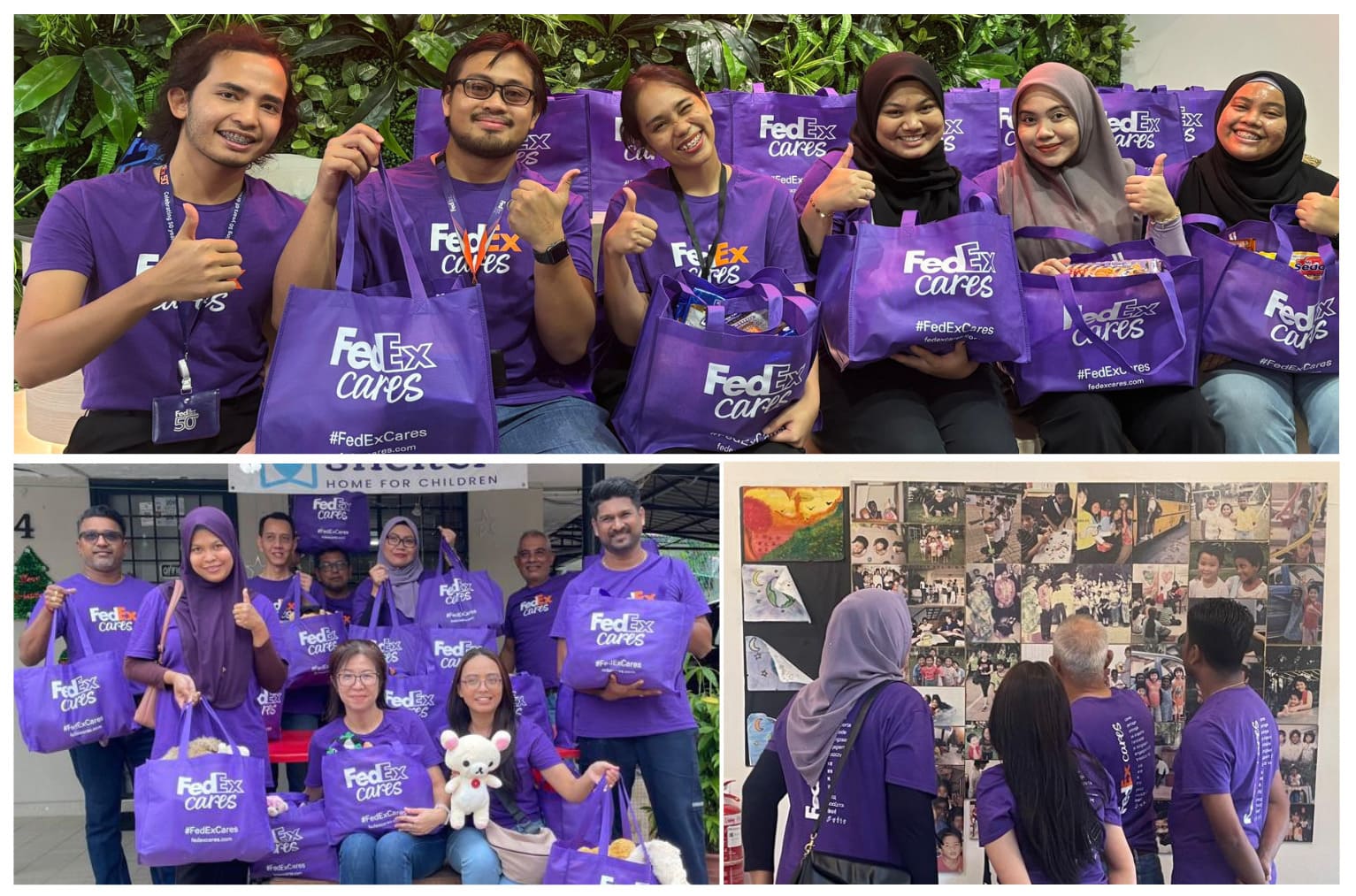 FedEx Team Spreads Festive Cheer, Supporting Communities in Malaysia