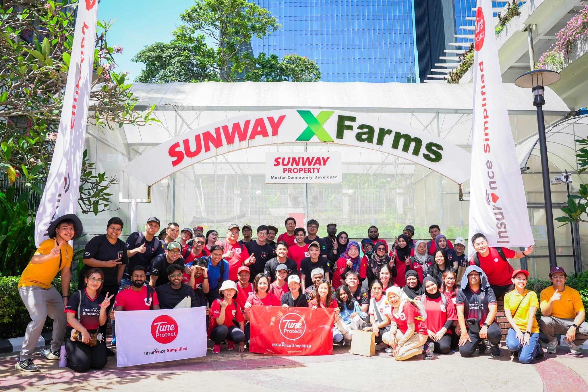 Tune Protect and Sunway XFarms Sow Seeds Of Sustainability and Community Empowerment with “Grow & Give” Initiative