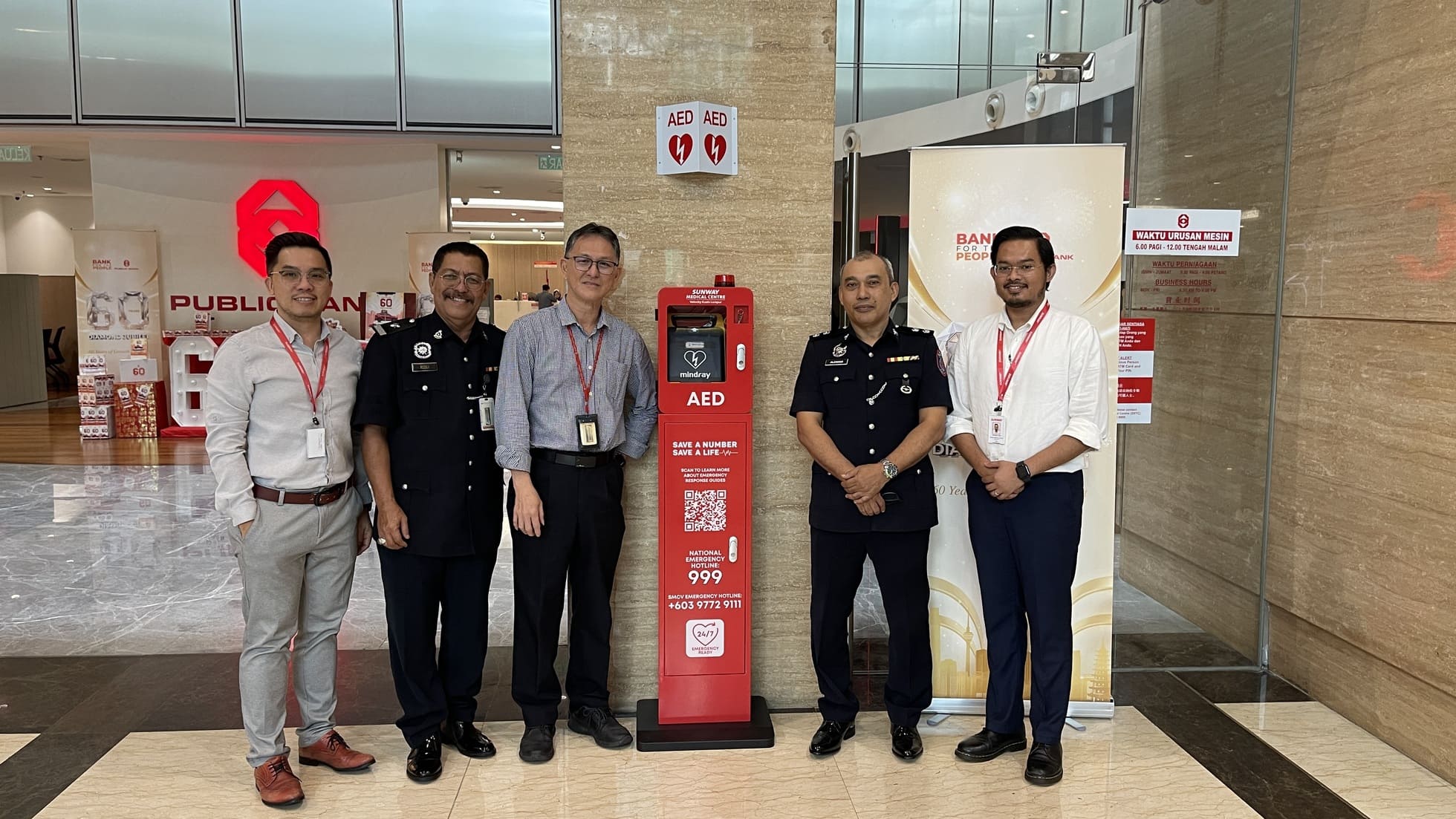 Sunway Medical Centre Velocity: Improving Emergency Readiness, One AED at a Time