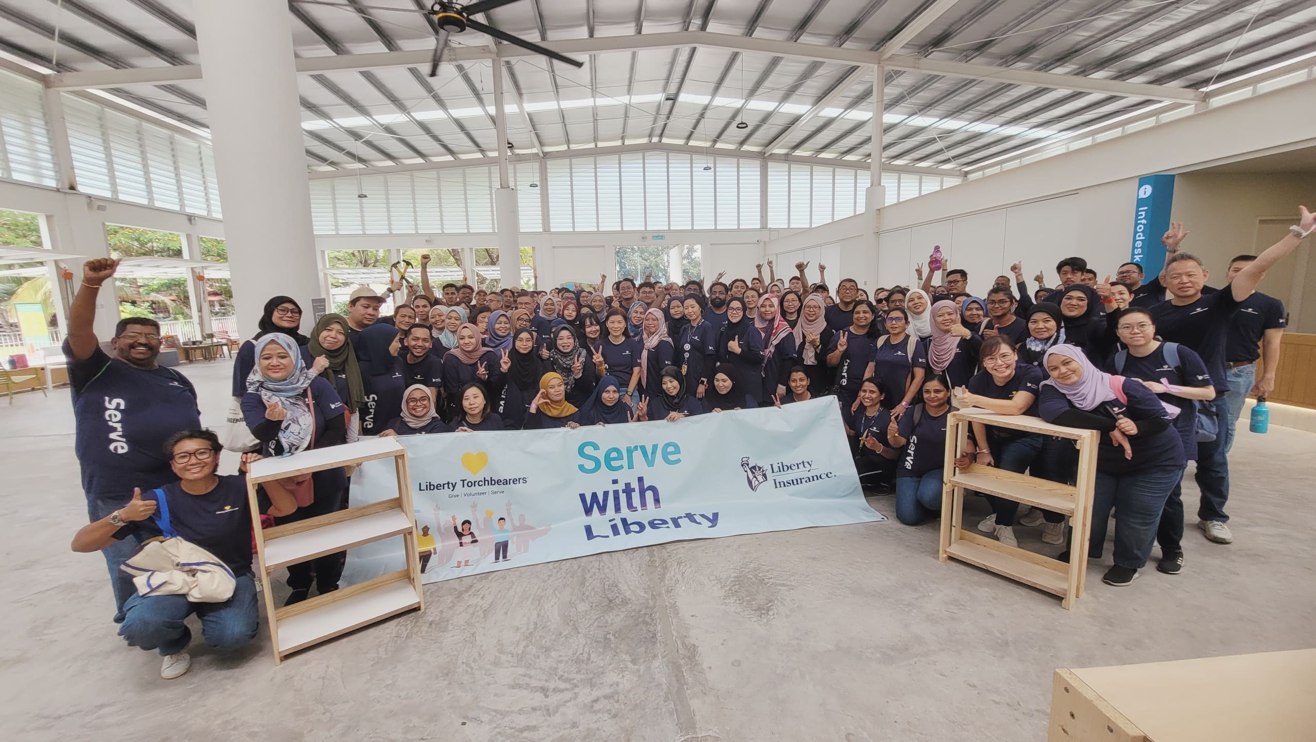 Liberty General Insurance Berhad Empowers Schools Through ‘Serve with Liberty – Nurture with Furniture’ Programme